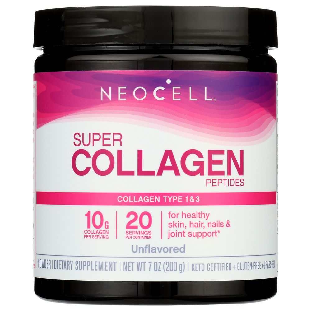 NEOCELL: Super Collagen Type 1 and 3 Powder 6600 mg, 7 oz