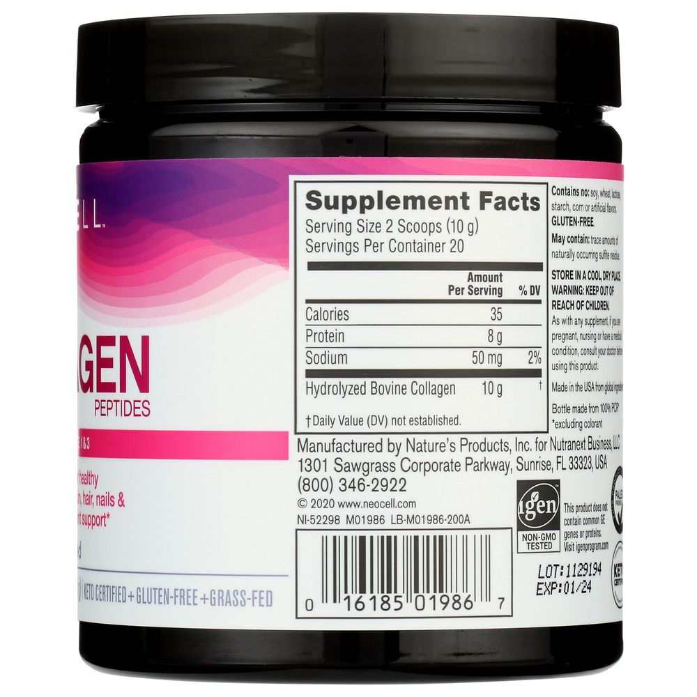 NEOCELL: Super Collagen Type 1 and 3 Powder 6600 mg, 7 oz