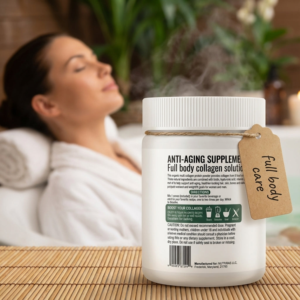 Multi Collagen Peptides Powder – Unflavored, 300g