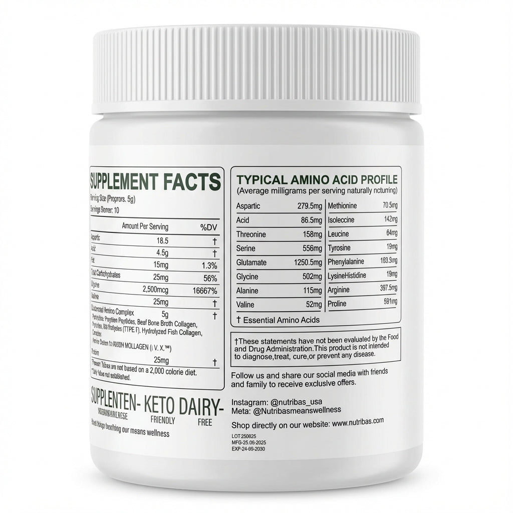Multi Collagen Peptides Powder – Unflavored, 300g