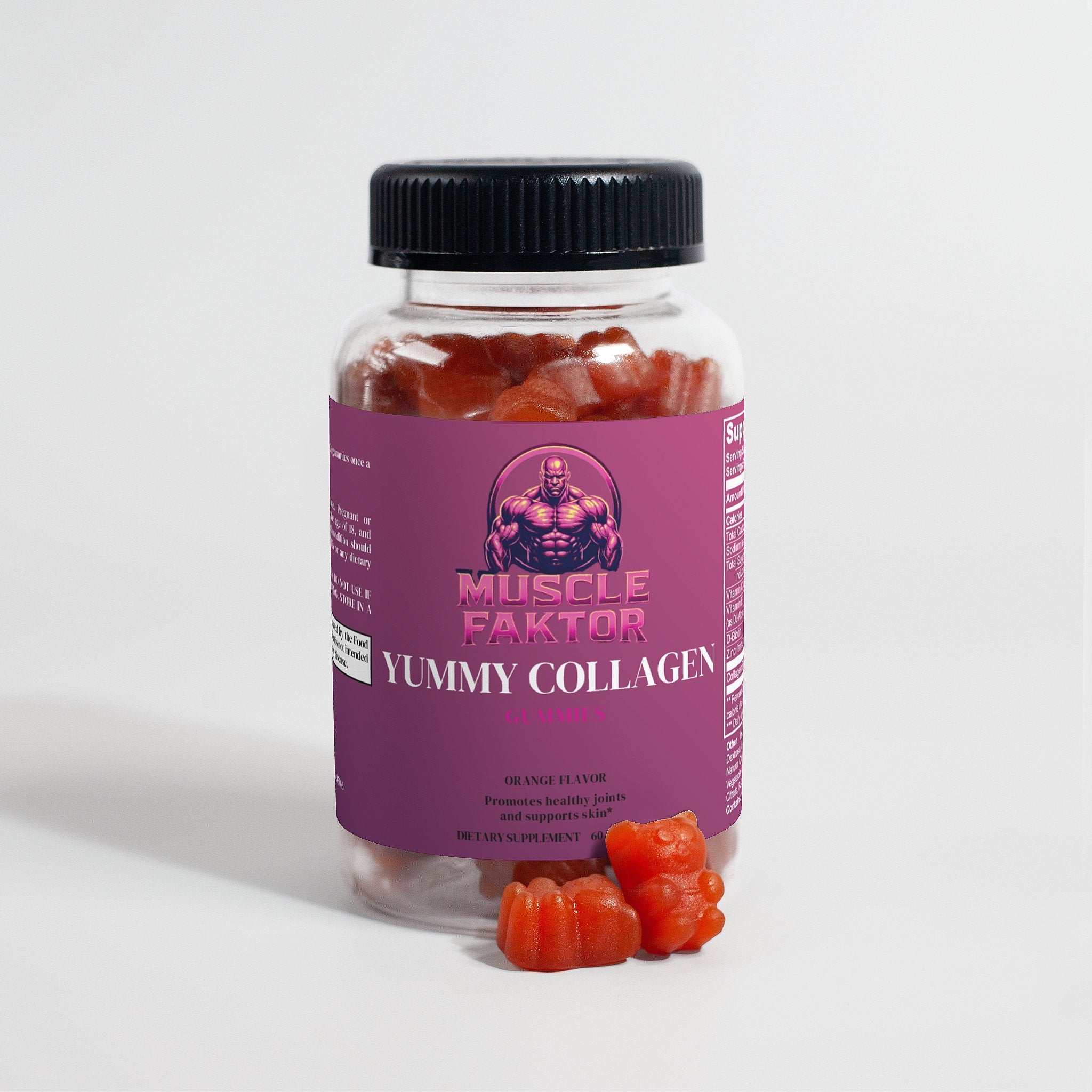 Muscle Faktor YUMMY Collagen Peptides Gummies with Vitamin C