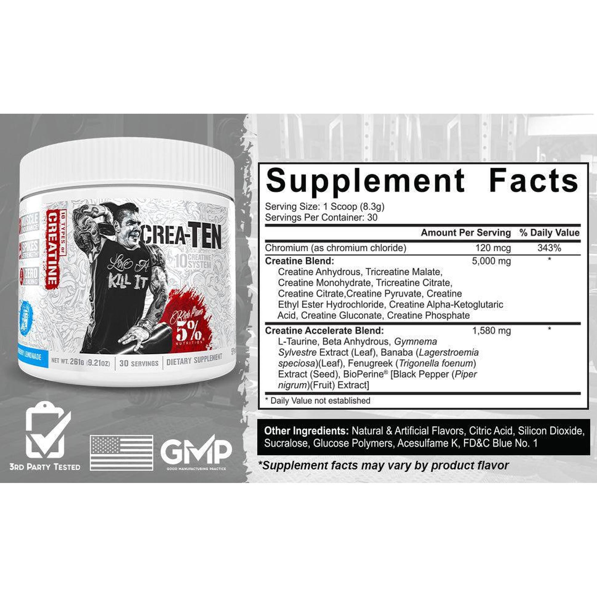 5% Nutrition Crea-TEN 10-in-1 Creatine