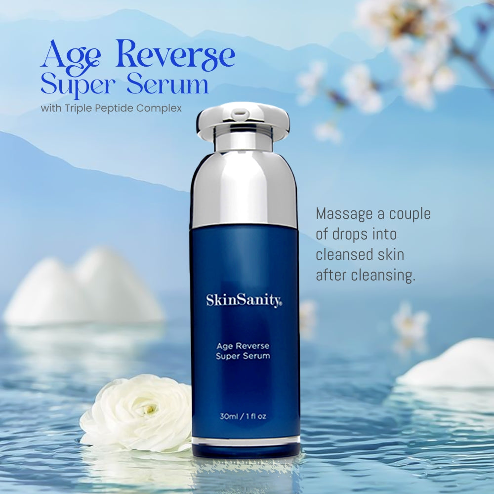 SkinSanity® Age Reverse Super Serum with Triple Peptides 1 fl oz