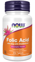Folic Acid 800 mcg with Vitamin B-12 Tablets