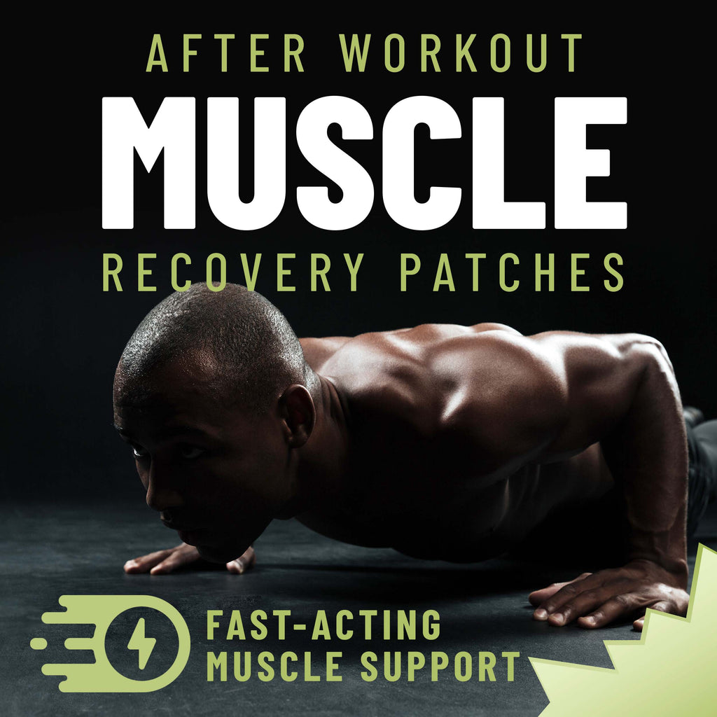 Post-Workout Muscle Recovery Patches with Vitamin C, 36 Patches