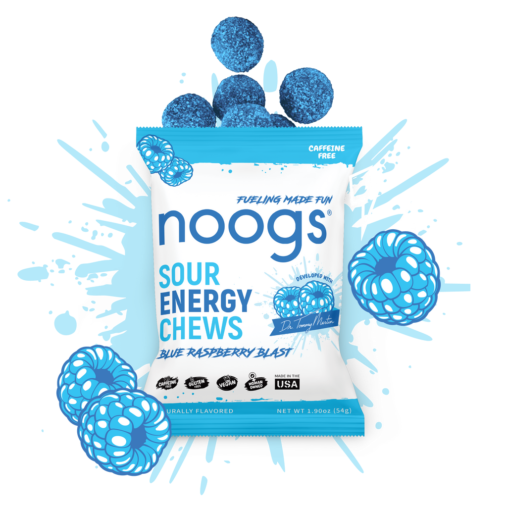 Blue Raspberry Blast Sour Energy Chews