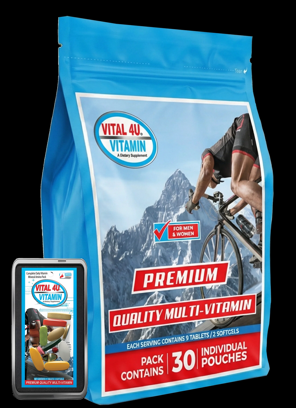 Vital 4U Premium 30-Day Multivitamin