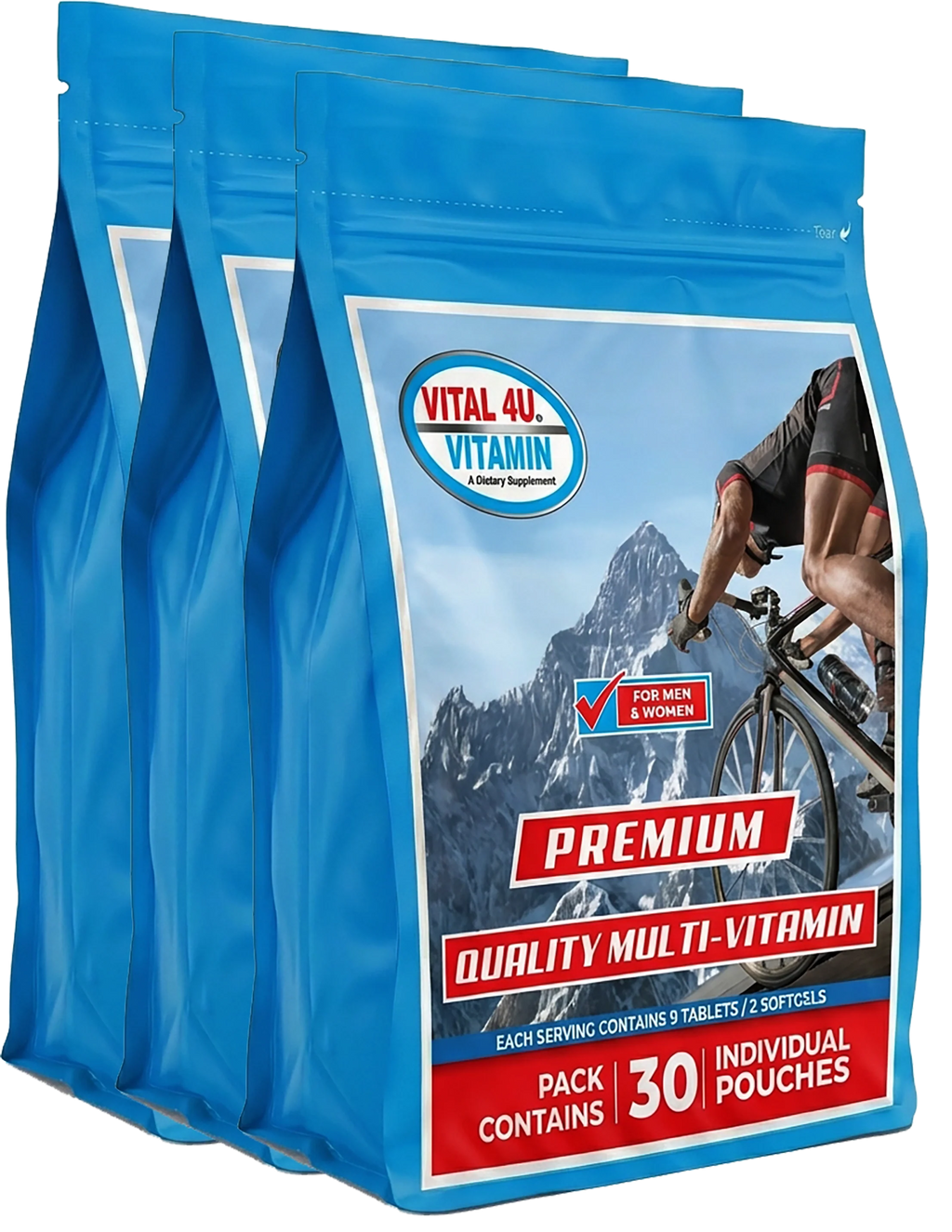 Vital 4U Premium 30-Day Multivitamin