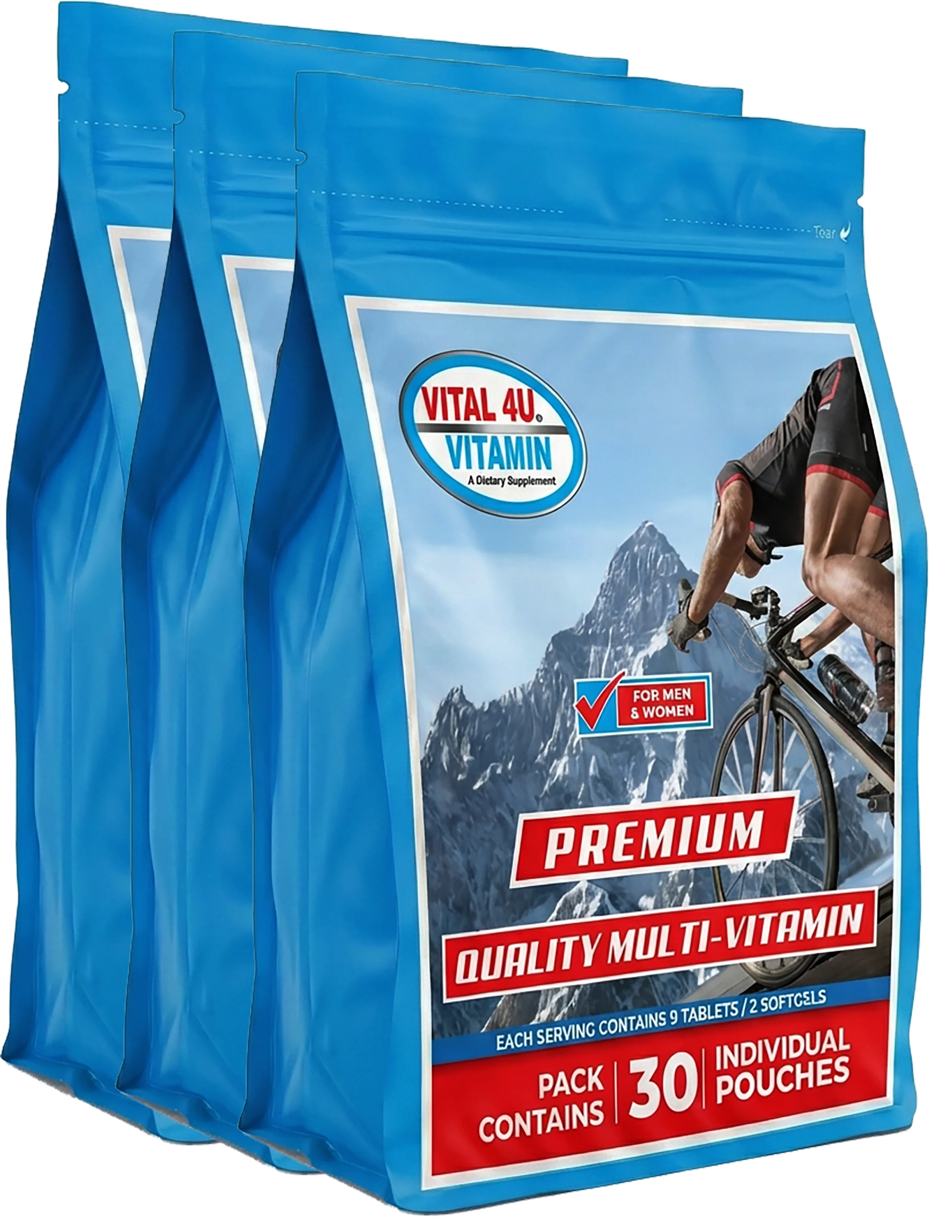 Vital 4U Premium 30-Day Multivitamin
