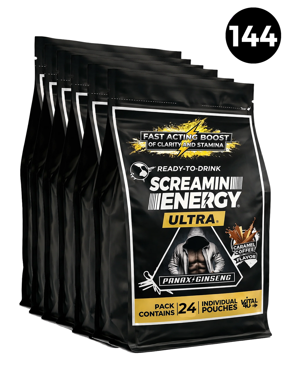 Screamin Energy Ultra Caramel Coffee