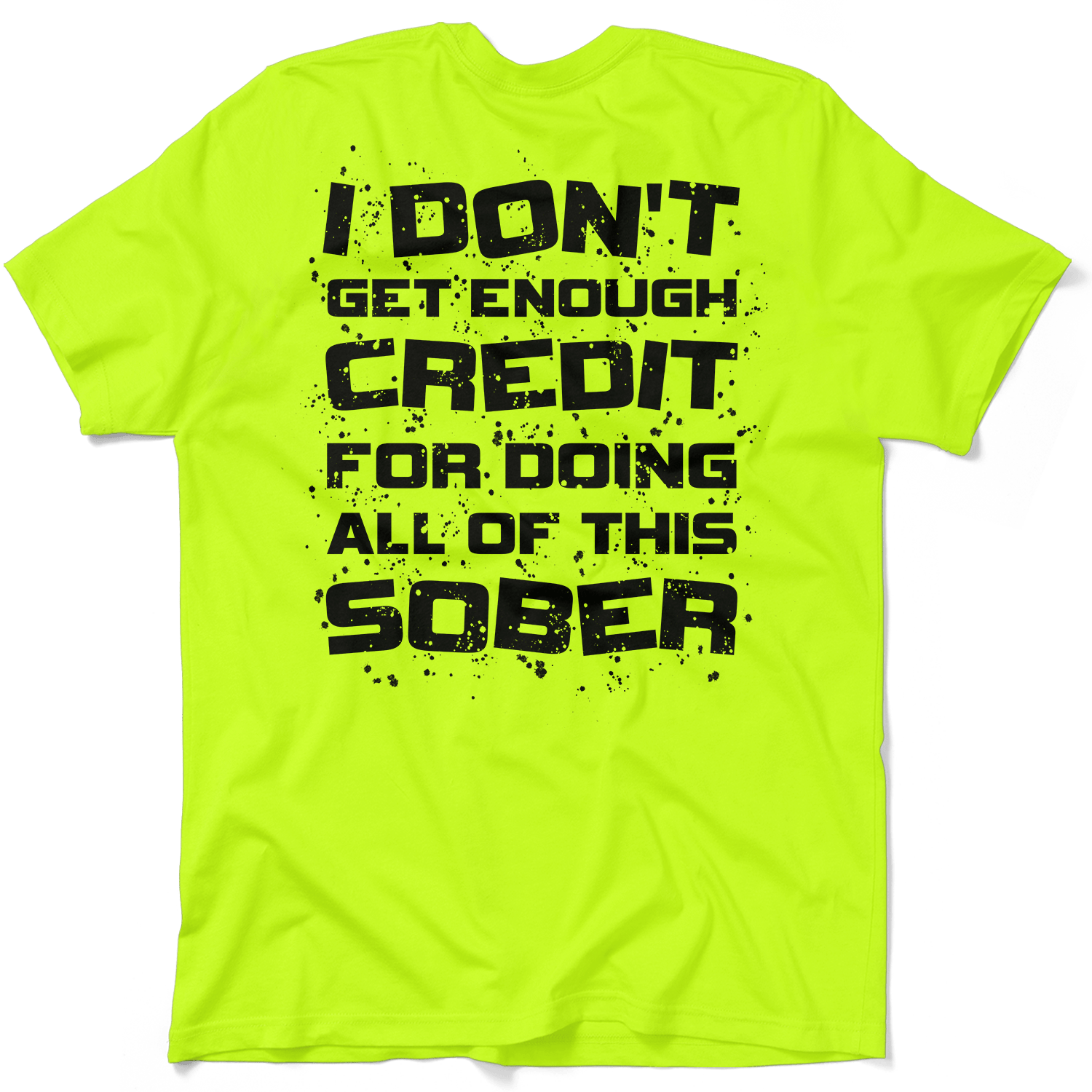 Sober - Safety Yellow T-Shirt