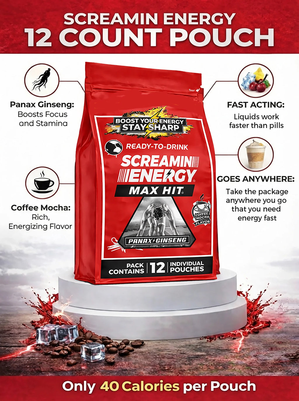Screamin Energy Coffee Mocha