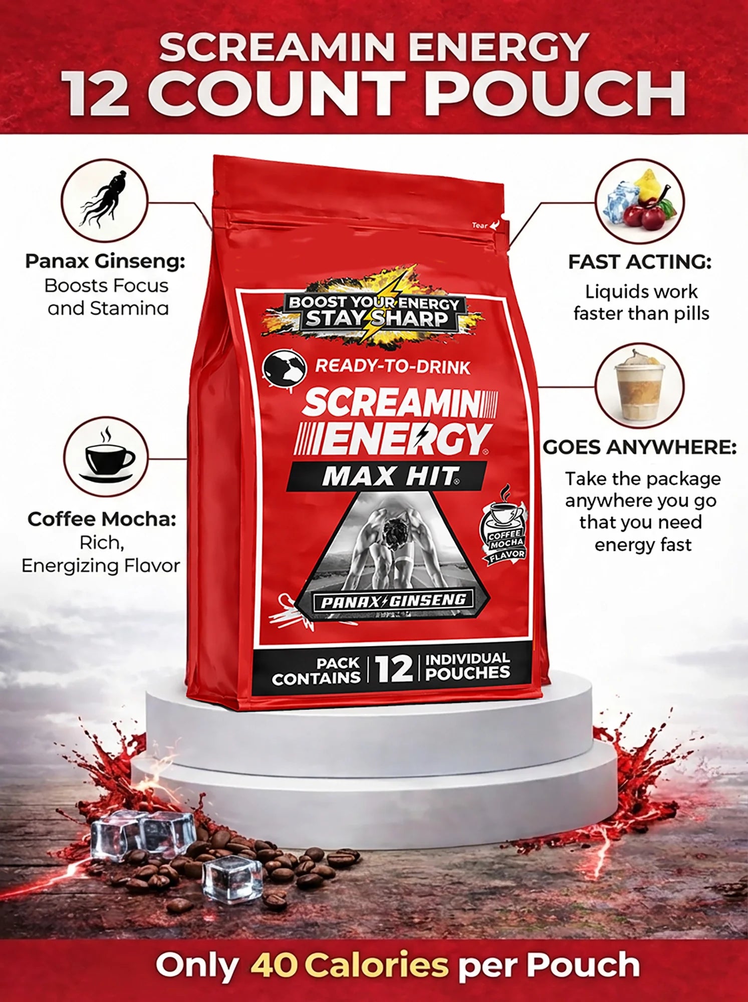 Screamin Energy Coffee Mocha