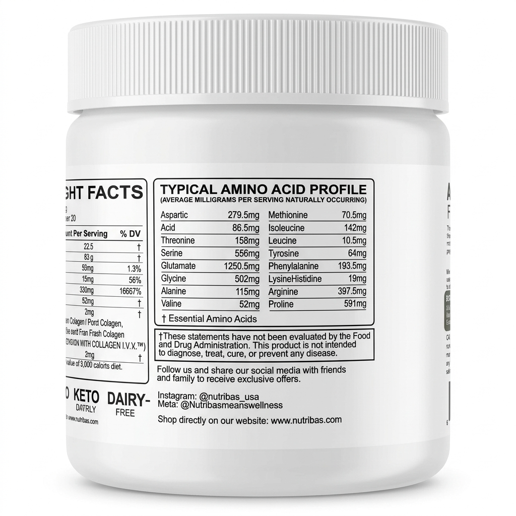 Multi Collagen Peptides Powder – Vanilla, 100g