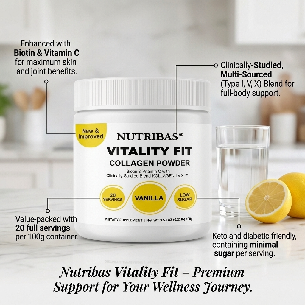 Multi Collagen Peptides Powder – Vanilla, 100g