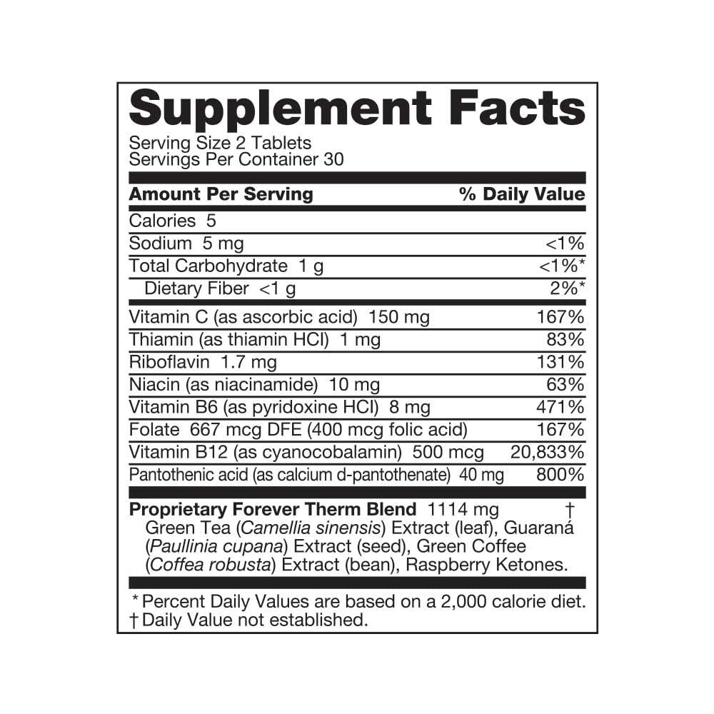 Forever Therm a perfect companion on your weight loss journey 60 tablets