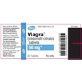 Preprinted Auxiliary Label: No Nitrates Viagra®, 1 Roll