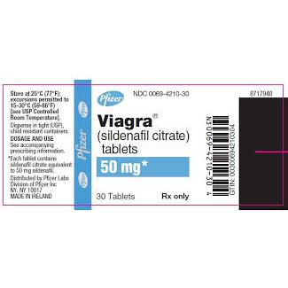 Preprinted Auxiliary Label: No Nitrates Viagra®, 1 Roll