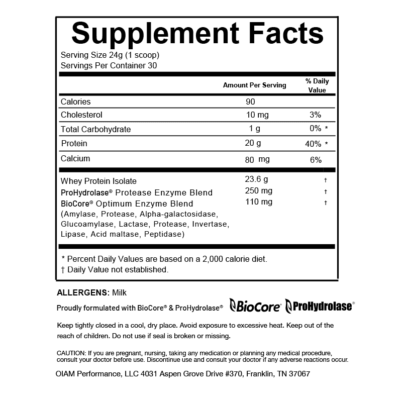Whey Protein - Unflavored